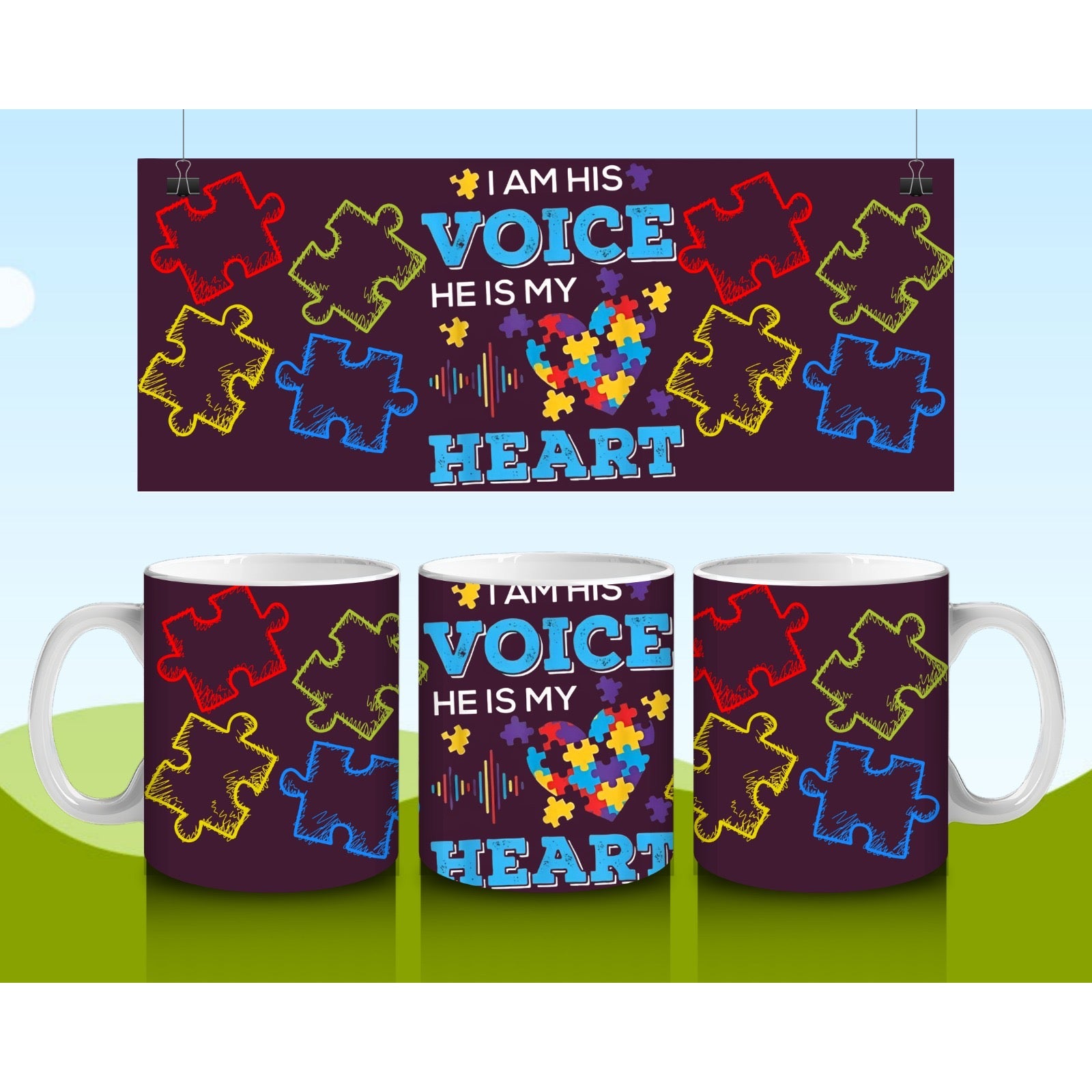 Autism 11oz Mugs